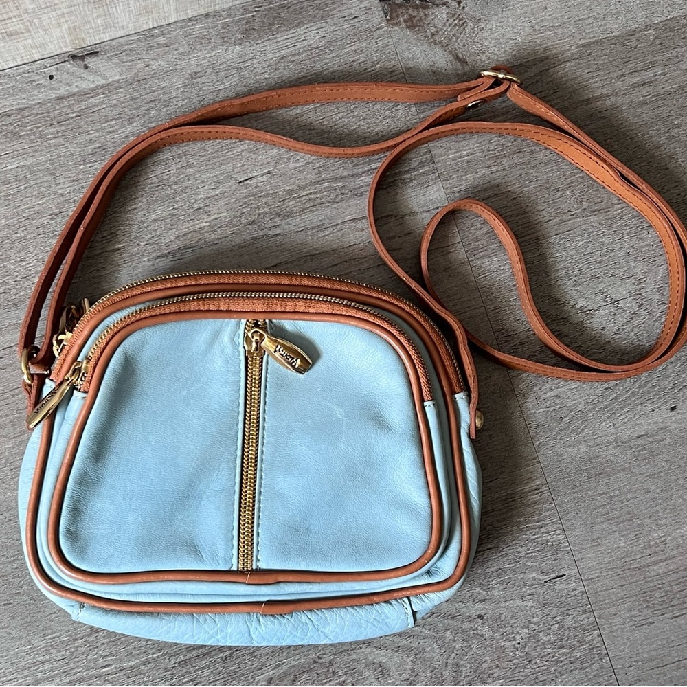 Valentina  Triple Compartment Crossbody Bag